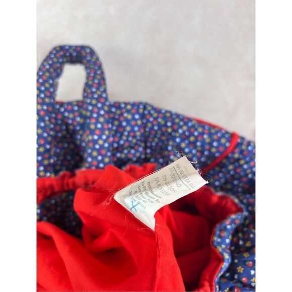 Vintage Patchwork Quilted Purse Handbag Sewing Bag - Picture 11 of 13